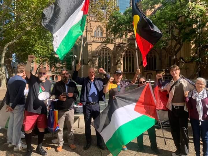 جانب من التظاهرة 